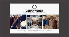 Desktop Screenshot of gerryweberbrooklyn.com